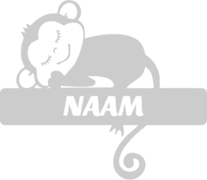 Geboortesticker aapje
