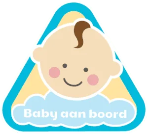 Jongen - baby aan boord (t.w.v. €4,95 - GRATIS)