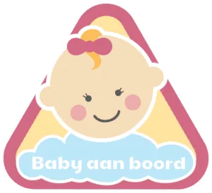 Meisje - baby aan boord (t.w.v. €4,95 - GRATIS)