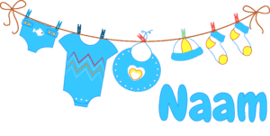 Geboortesticker Babywaslijn jongen