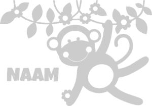 Geboortesticker Slingeraapje