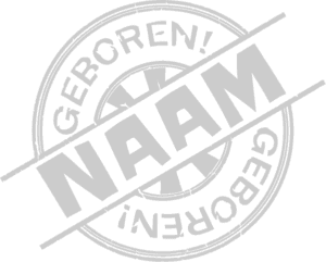 Geboortesticker Stempel