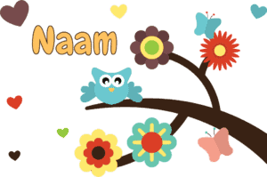 Geboortesticker Uiltje