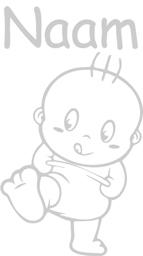 Geboortesticker Wandelende baby