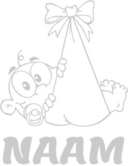baby in doek sticker