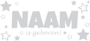 geboortesticker sterren