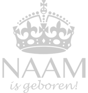 kroon geboortesticker